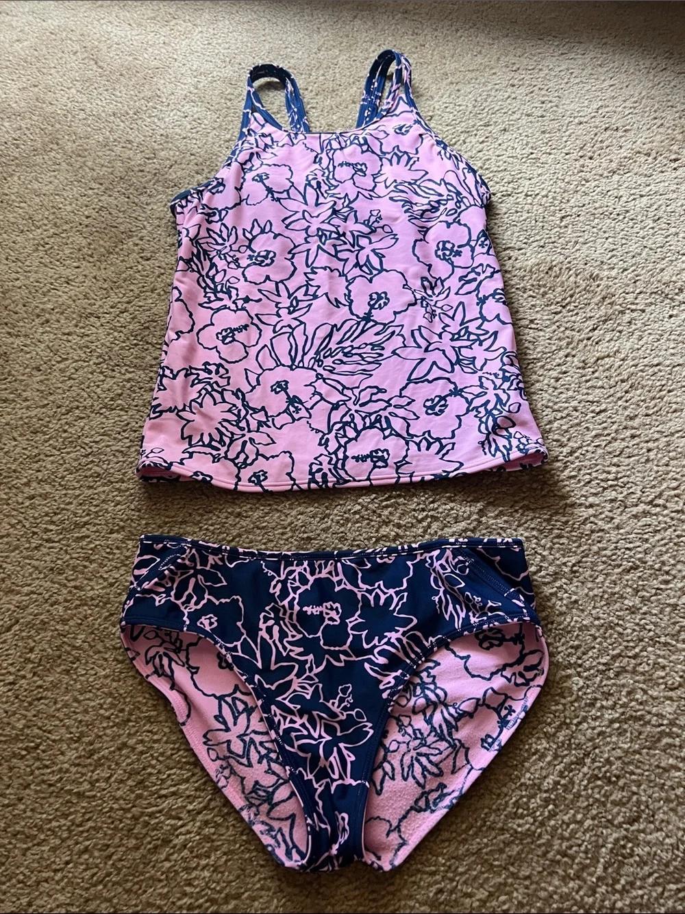 Athleta Girl Tankini Swim Set
